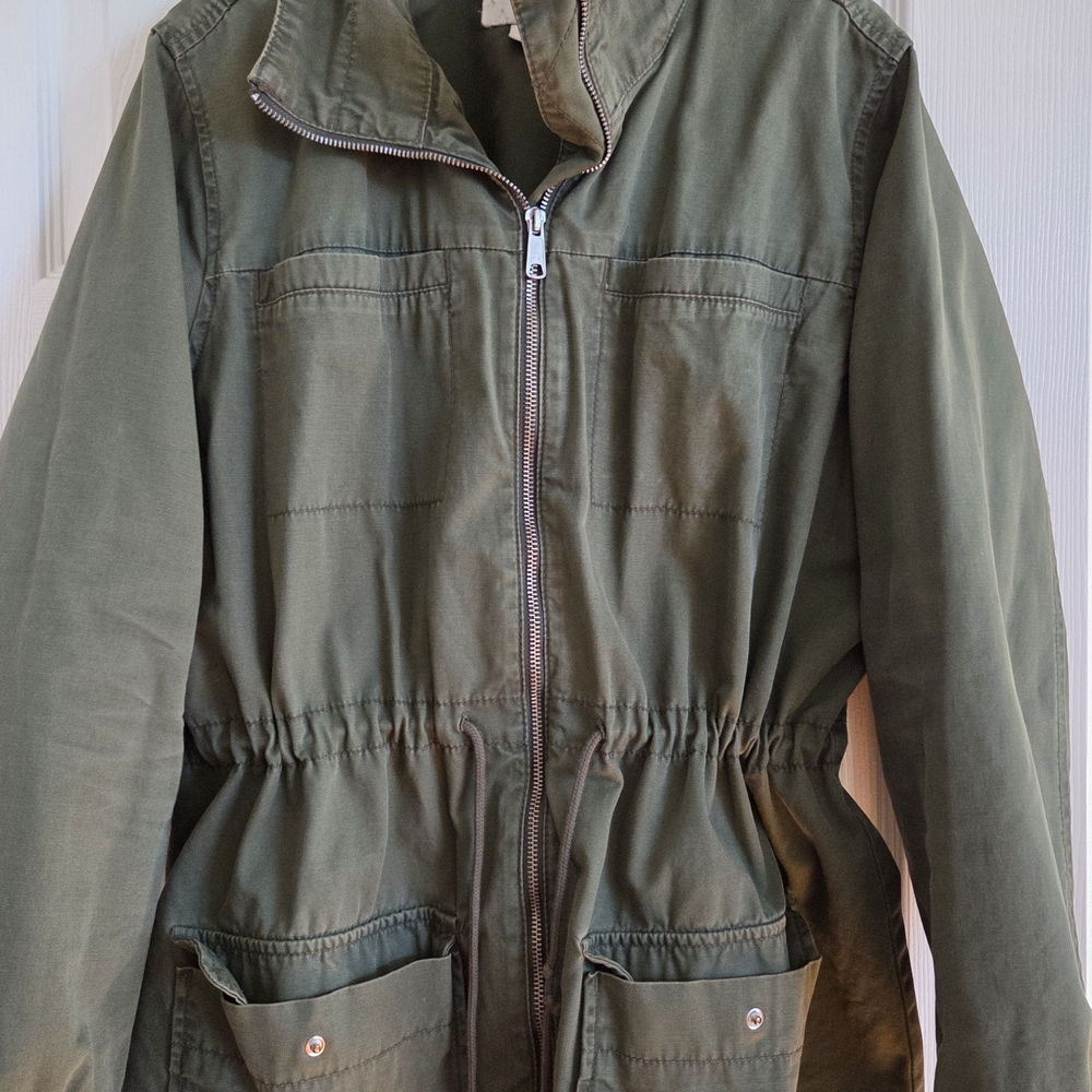 Old Navy Forest Green Hooded Jacket